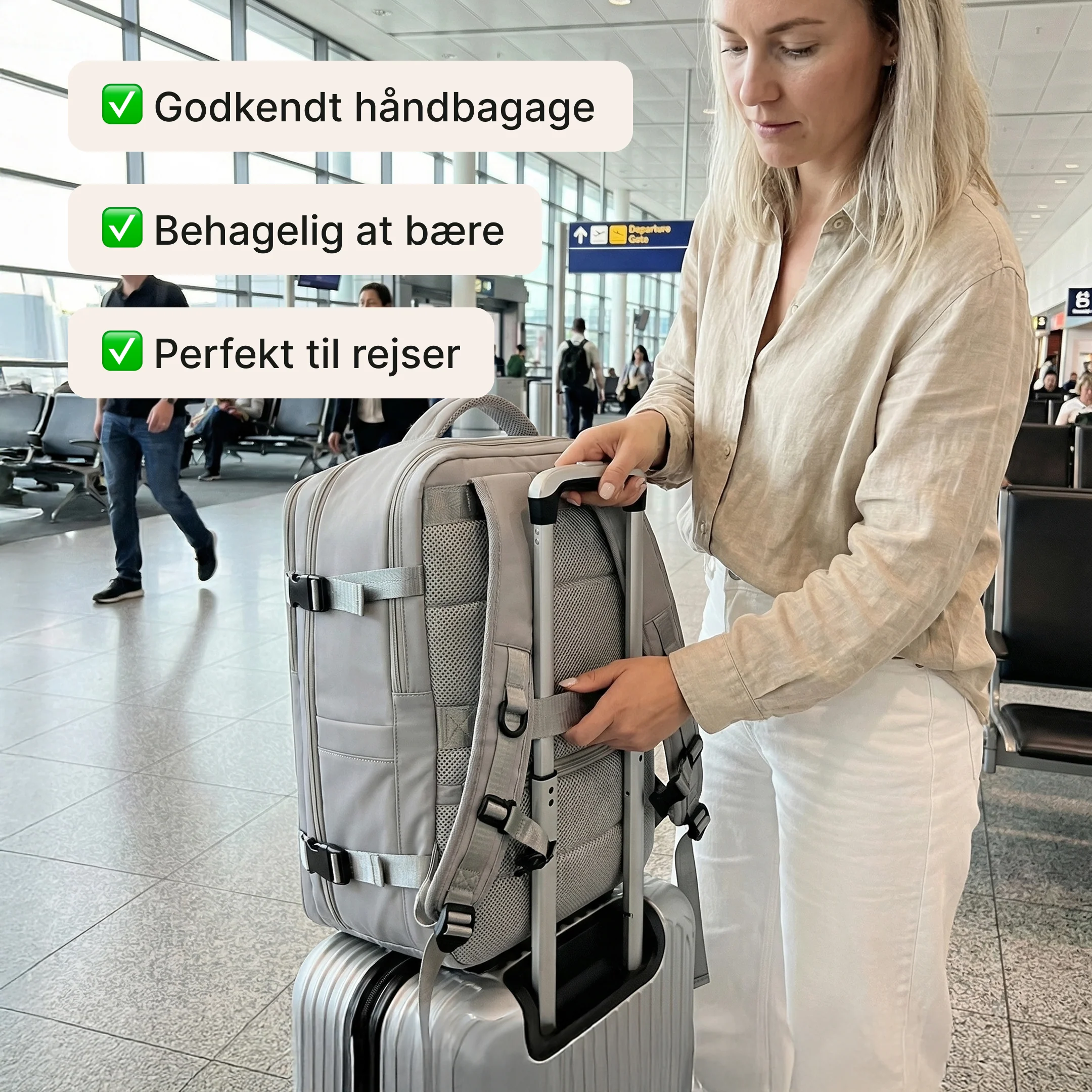 TechPack Pro – Rygsæk med laptoprum og USB - Image 2