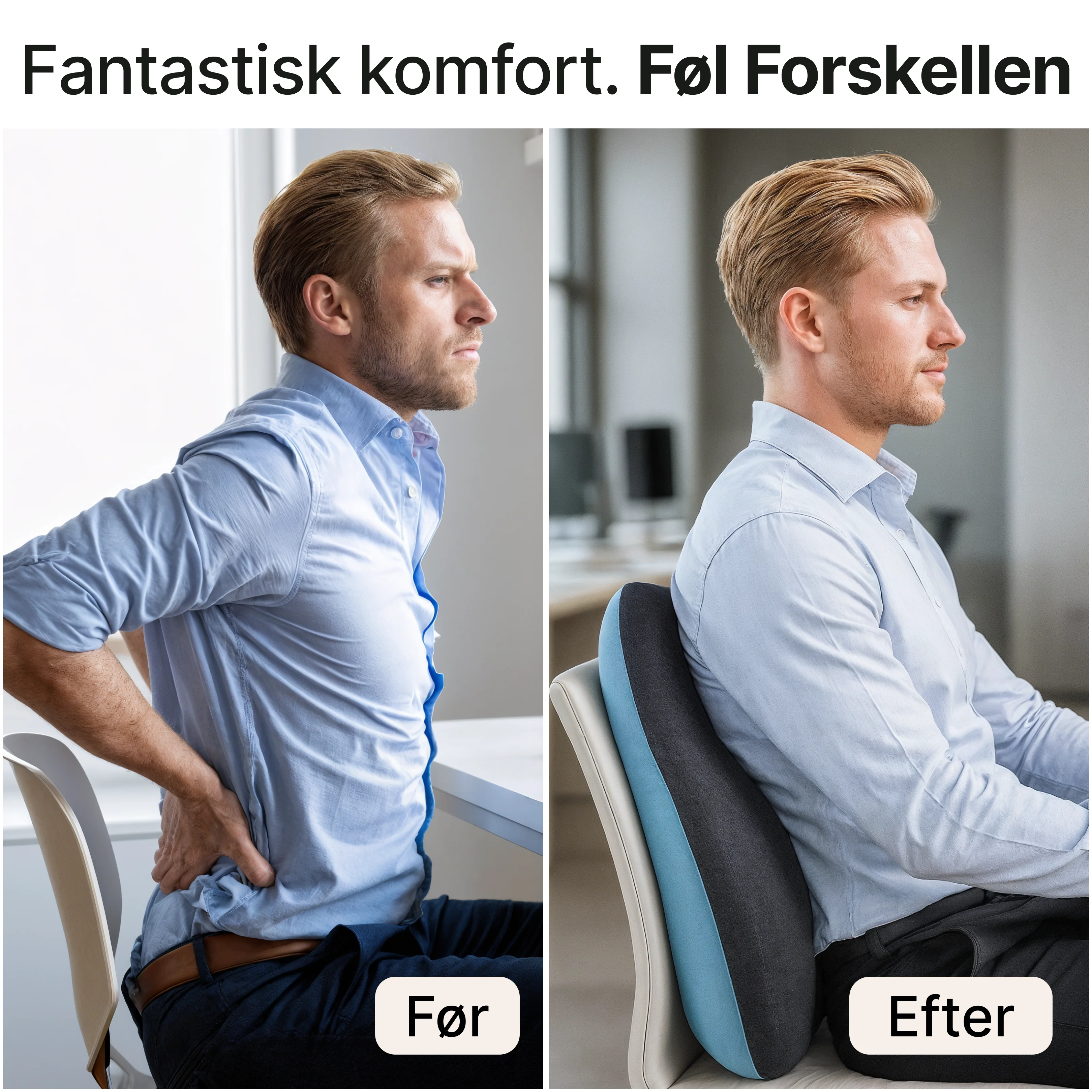 Rygstøtte i memoryskum - Image 4