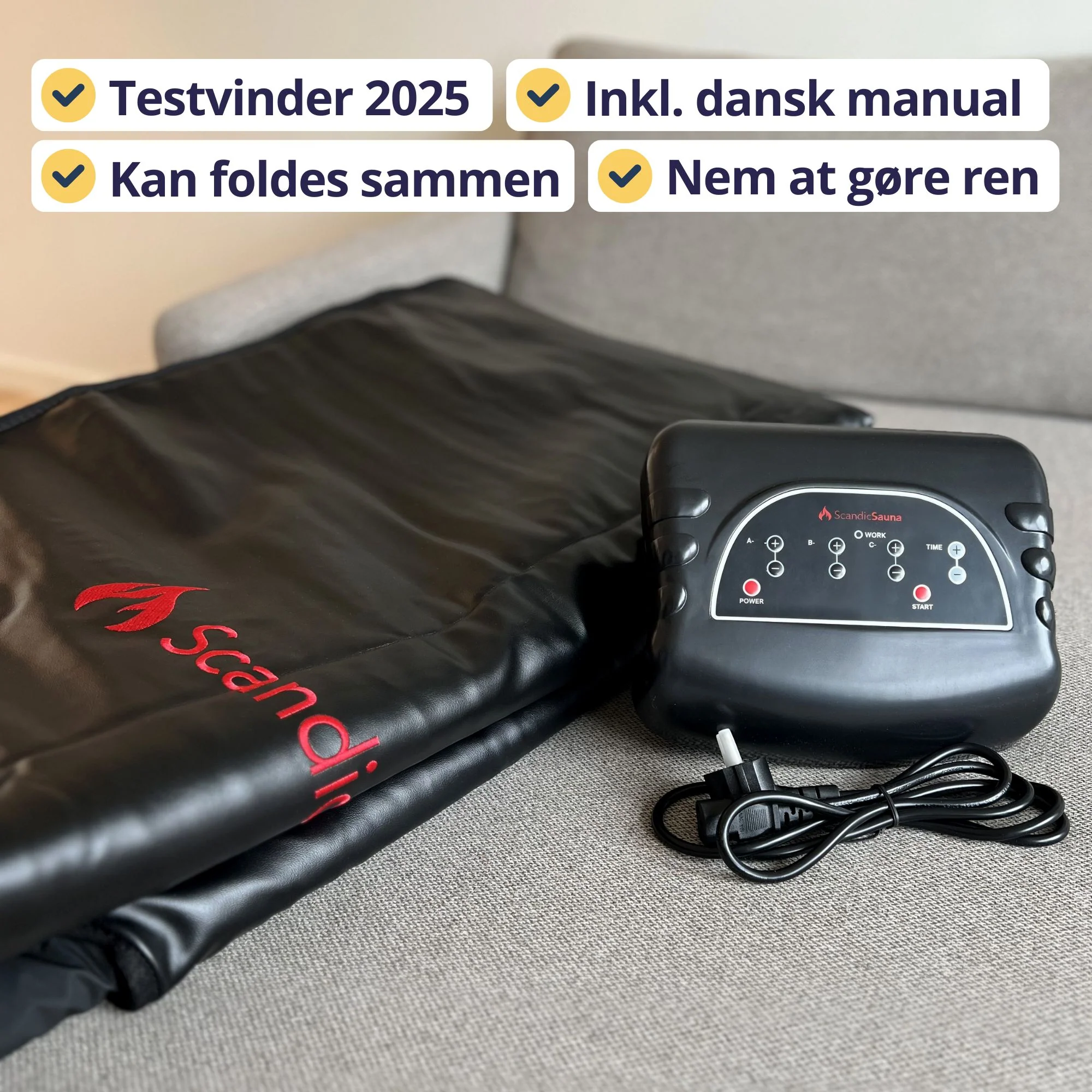 Infrarød Saunatæppe Pro (3-zoner) - Image 4