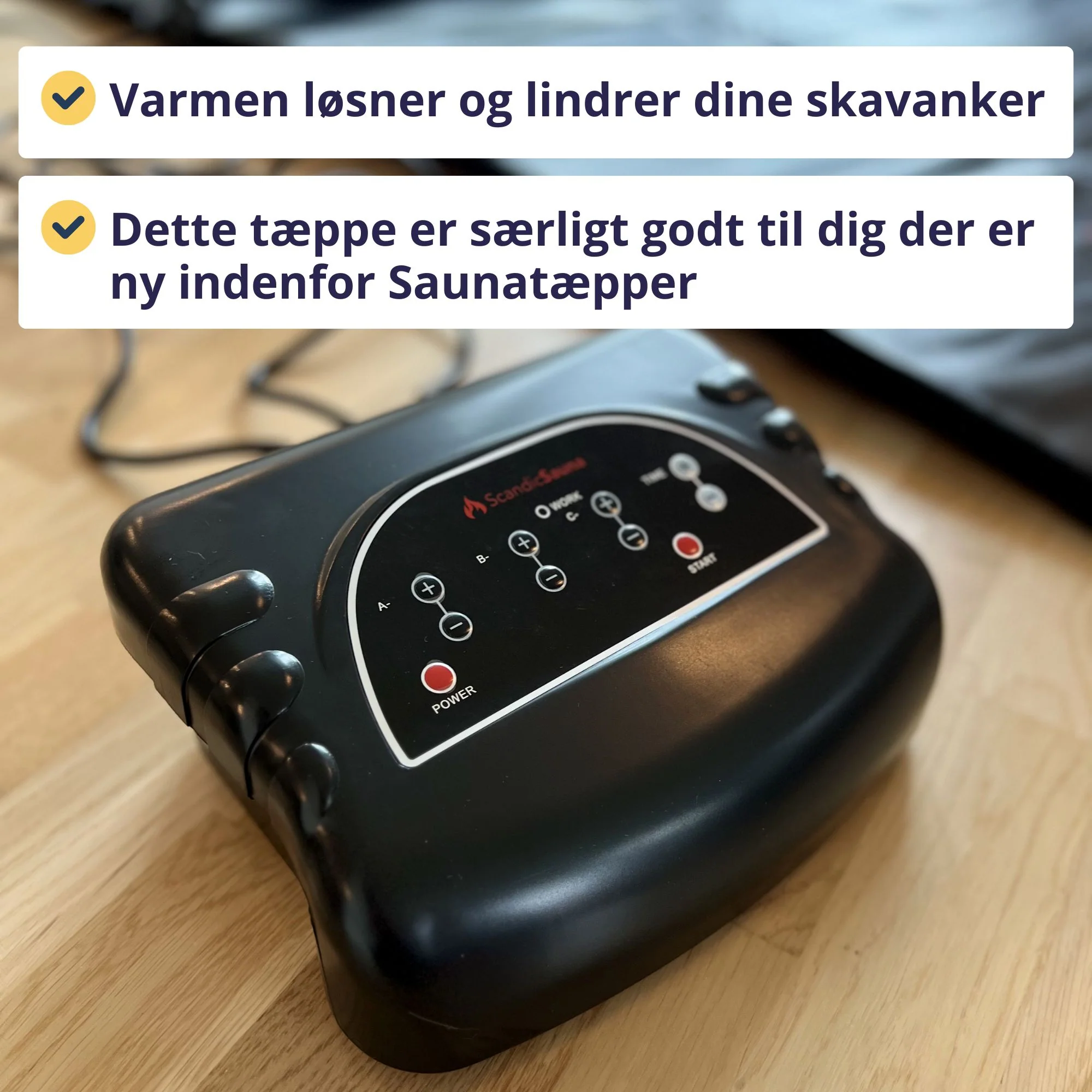 Infrarød Saunatæppe Pro (3-zoner) - Image 5
