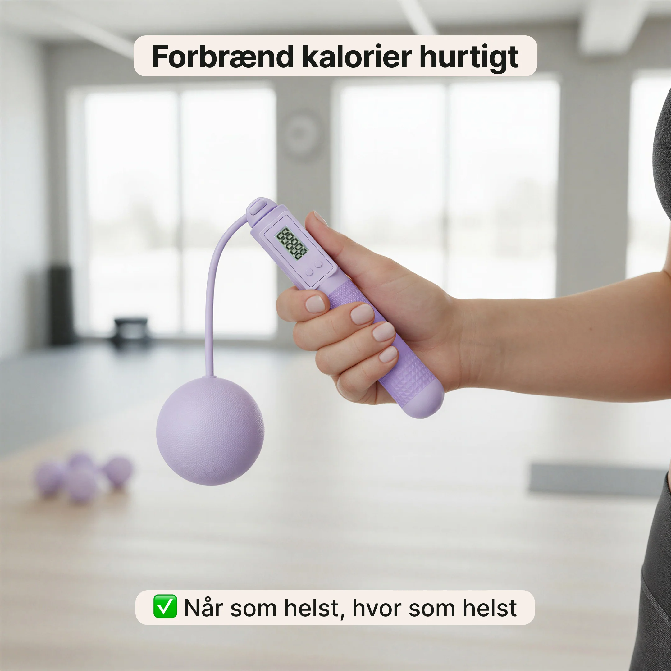SmartRope – Trådløst sjippetov med tæller - Image 7