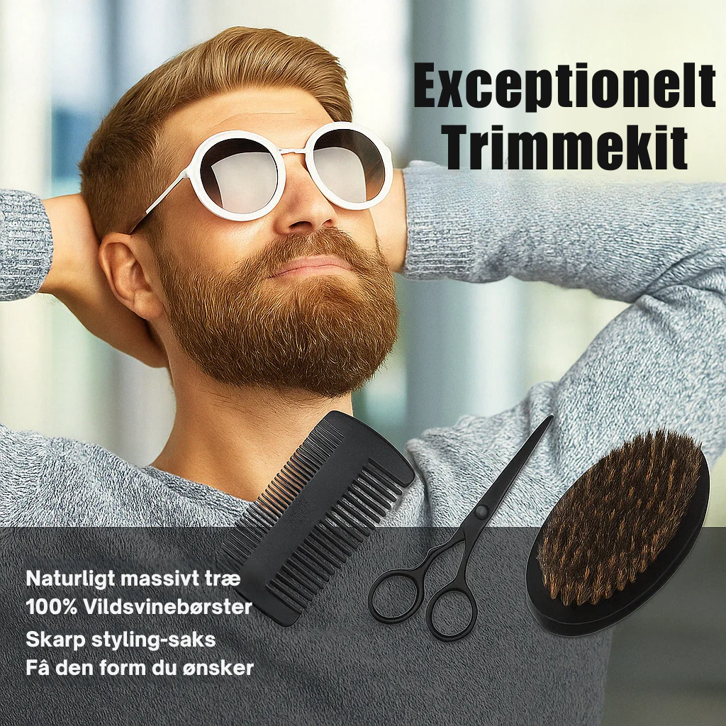Skægpleje Kit (Perfekt til manden) - Komplet Skægplejekit - Image 6