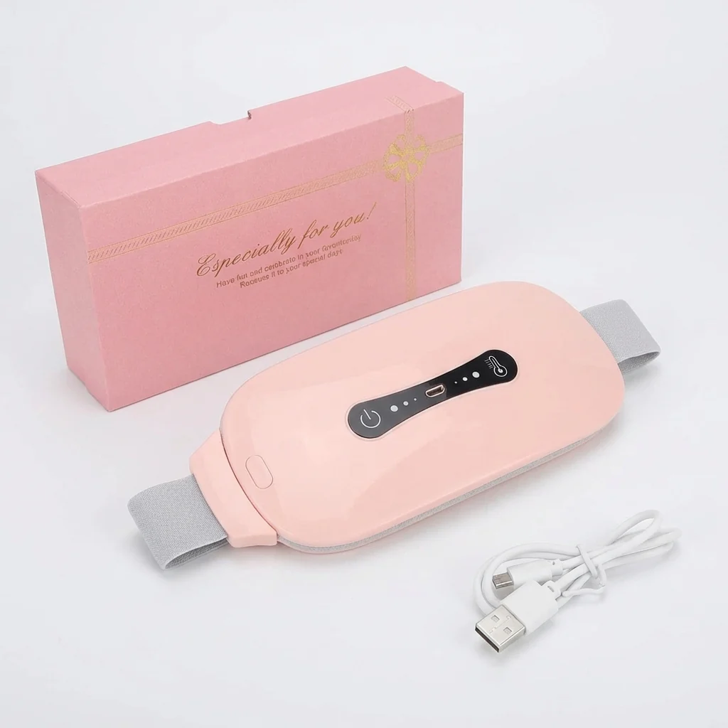 Menstruationsvarmepude  – Varme op til 65°C & Vibrationsmassage mod Kramper - Image 5