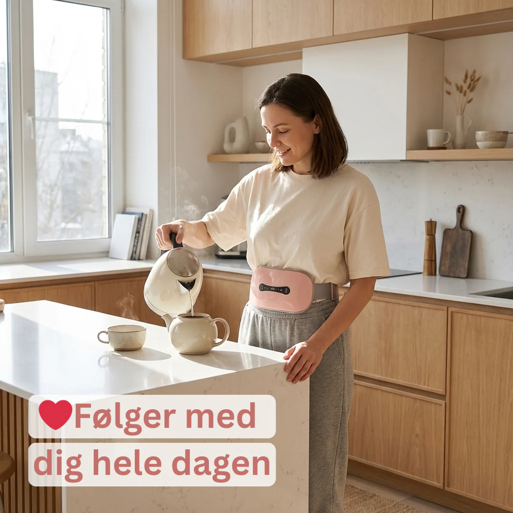 Menstruationsvarmepude  – Varme op til 65°C & Vibrationsmassage mod Kramper - Image 8