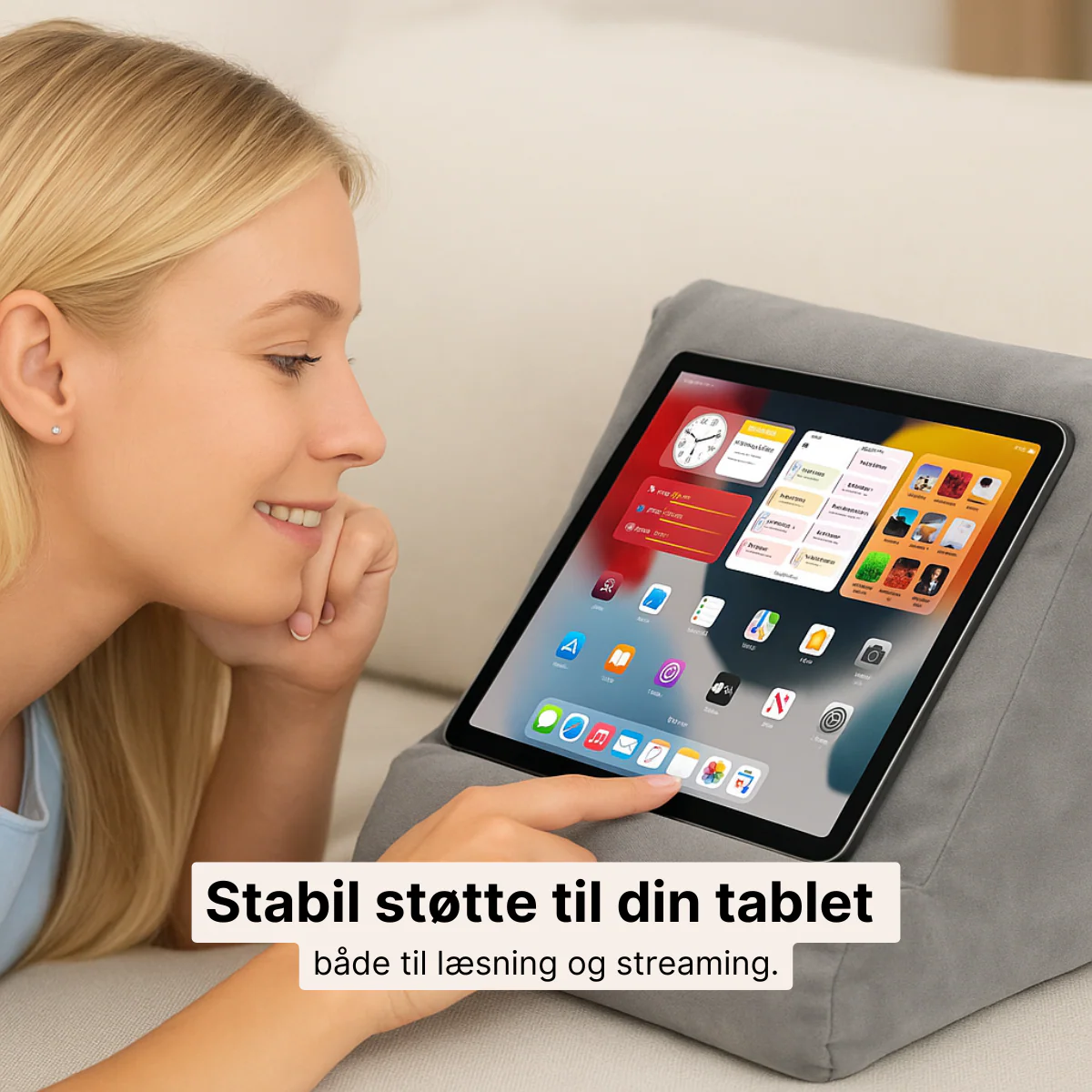 TabletPude (Sort) – Justerbar tablet holder - Image 7