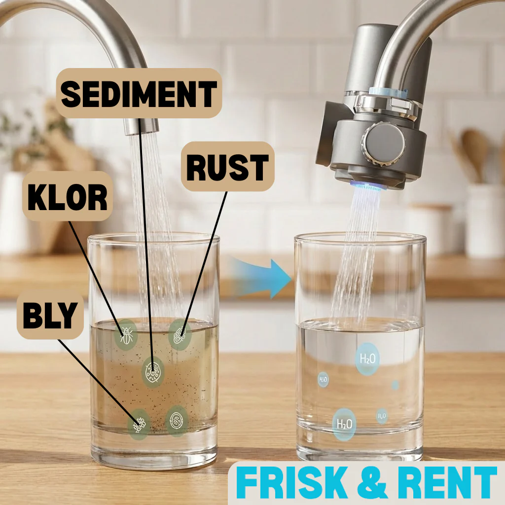 8-lags UV Vandfilter – Fjerner Klor, Kalk & Urenheder - Image 4