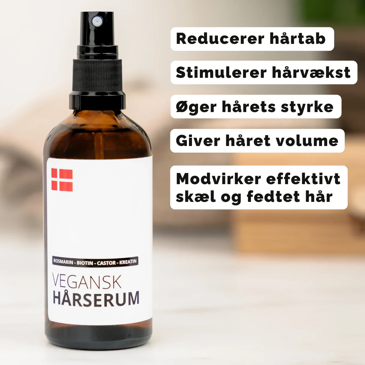 Vegansk Hårserum 100 ml - Image 3