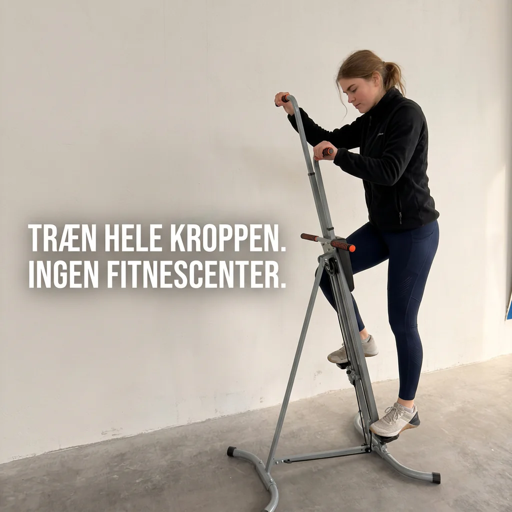 Vertikal Klatremaskine – Hjemmetræning til hele kroppen uden fitnessabonnement - Image 2