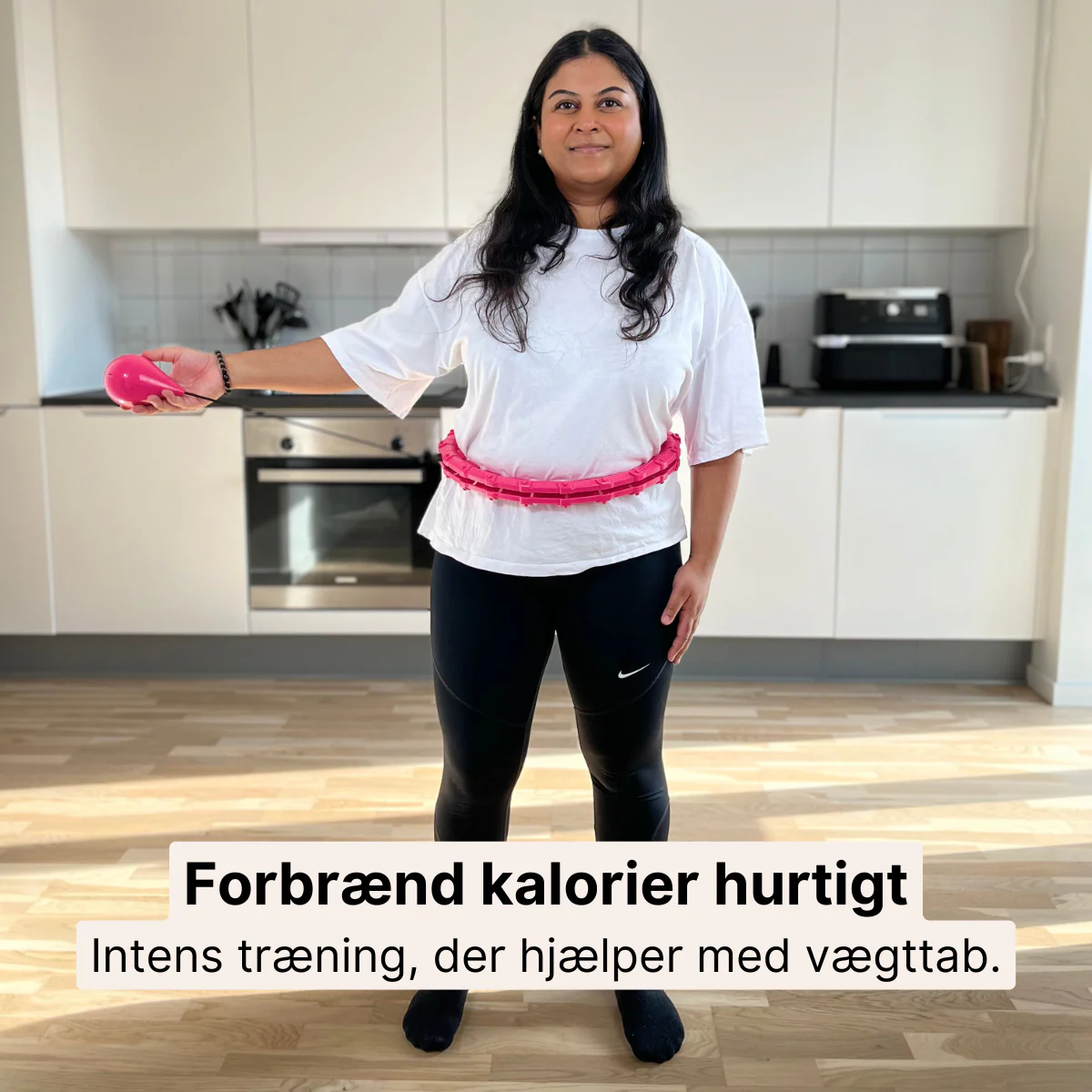 Vibrationstræner + Justerbar hulahopring med vægt (PAKKETILBUD) - Image 5