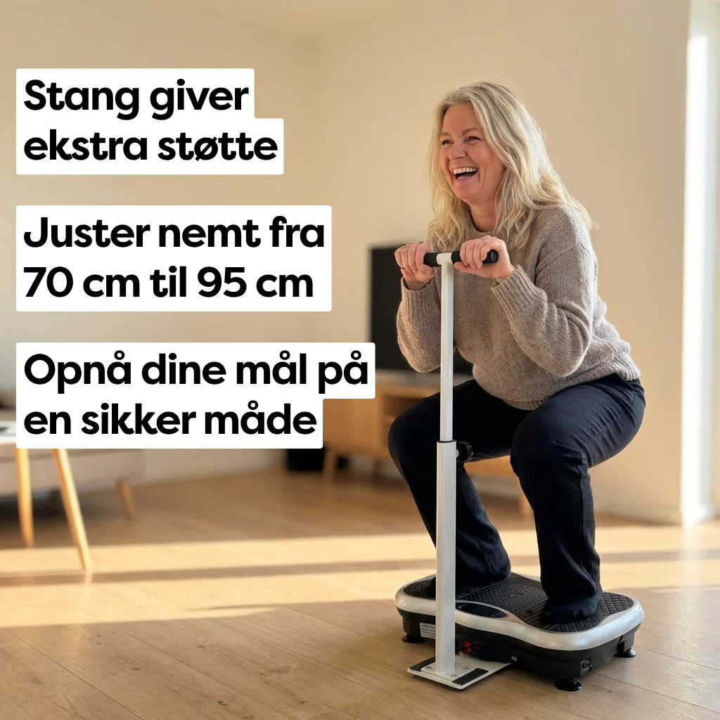 Vibrationstræner Plus - Med støttestang - Image 5